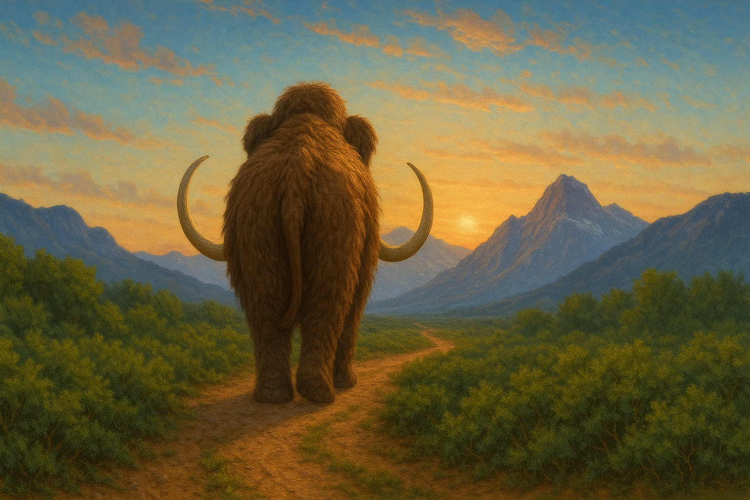 Mammut auf dem Mammutmarsch